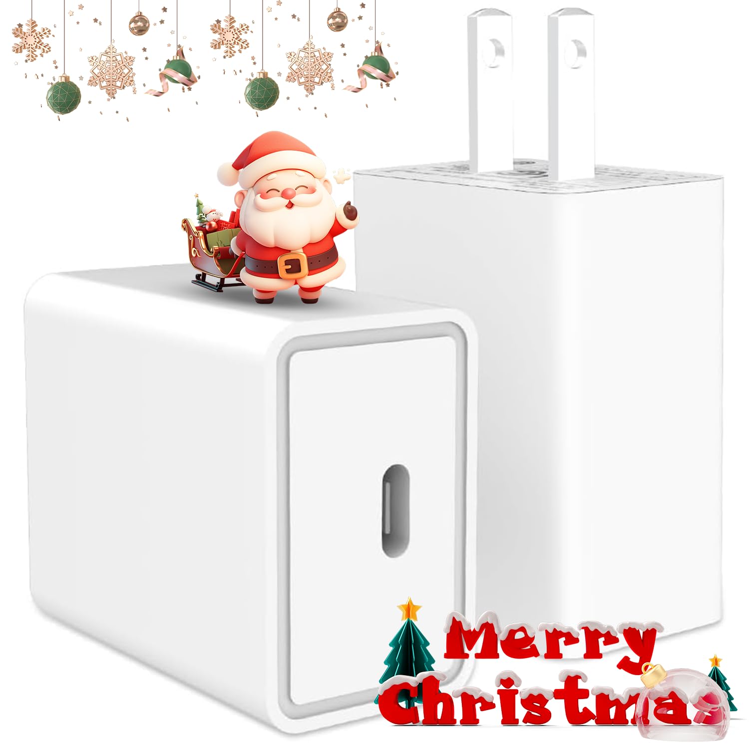 UL Certified 20W USB C Fast Wall Charger - PD Power Adapter Plug for iPhone 15/14/13, Samsung Galaxy, iPad & More | Perfect for Home, Office & Travel Charging