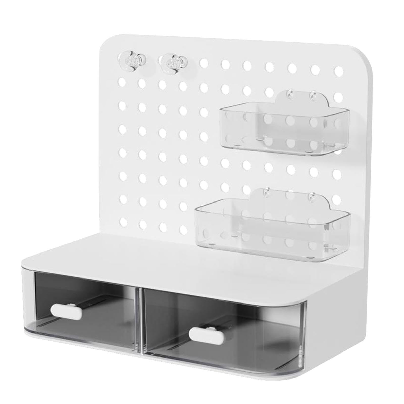YWJLQH Compact Desk Organizer - Stylish Office Supply Storage for Pens, Papers & More - Perfect for Home Office, Study & Workspace Organization