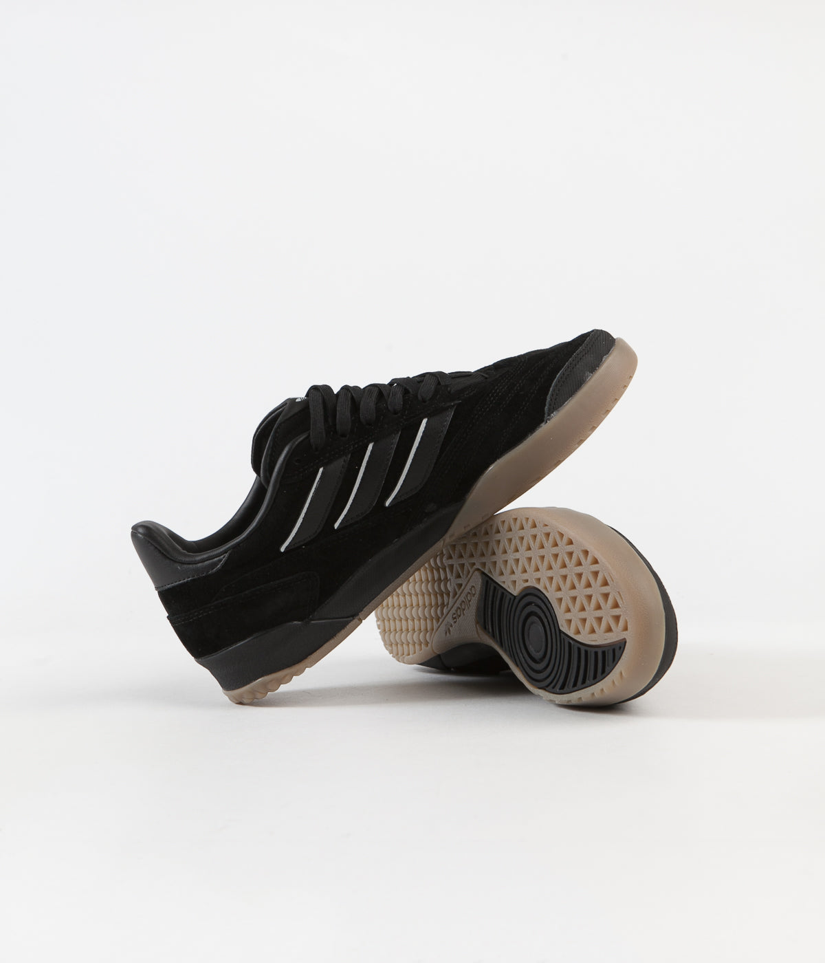 Adidas Copa Nationale Soccer Cleats - Core Black / Silver Metallic / Gum M2 - Perfect for Football Matches & Training Sessions