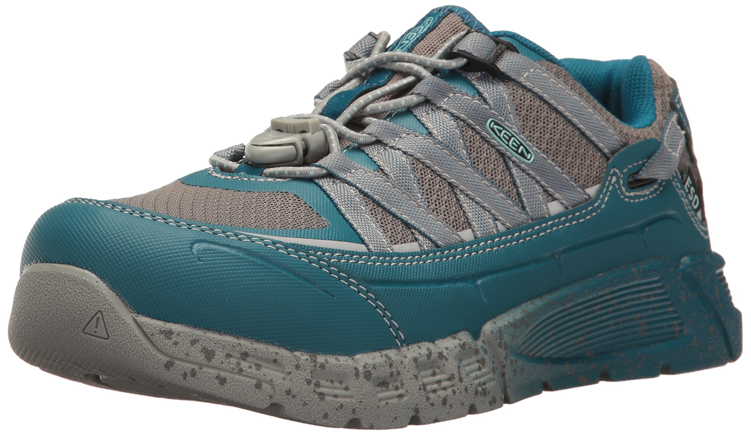 KEEN Utility Women's Asheville Low Alloy Toe ESD Work Shoes - Lightweight Safety Shoes for Women, Slip Resistant & Electrical Hazard Protection - Perfect for Nurses, Electricians & Industrial Workers