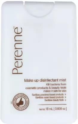 Perenne Makeup Disinfectant Spray - Kills Bacteria on Cosmetics & Beauty Tools - Makeup Remover & Sanitizer (18ml) - Perfect for Travel, Salon Use & Daily Makeup Hygiene