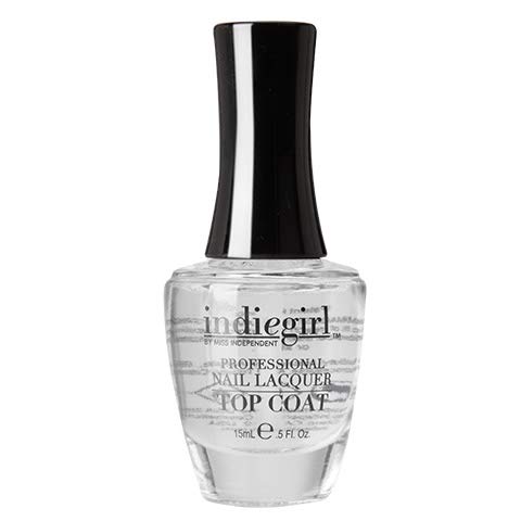 Indiegirl High Gloss Quick Dry Nail Polish Top Coat - Long Lasting Shine for Manicures & Pedicures - Perfect for Salons, Home Use & Special Occasions