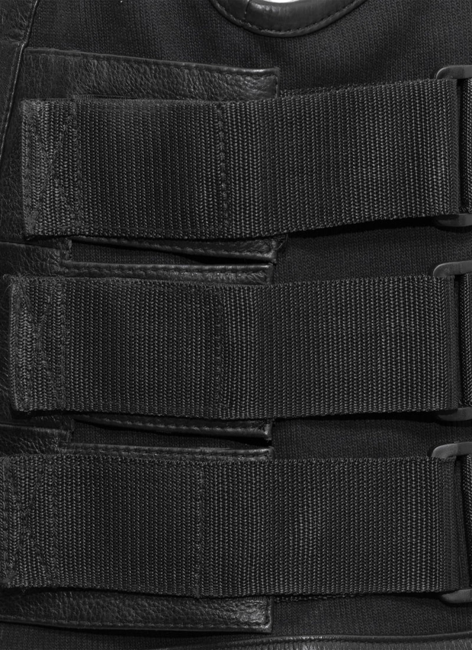 First Mfg Co Commando Men's Motorcycle Biker Leather Vest - Premium Black Riding Vest for Harley Davidson & Cruiser Bikers - Perfect for Motorcycle Clubs, Road Trips & Casual Wear