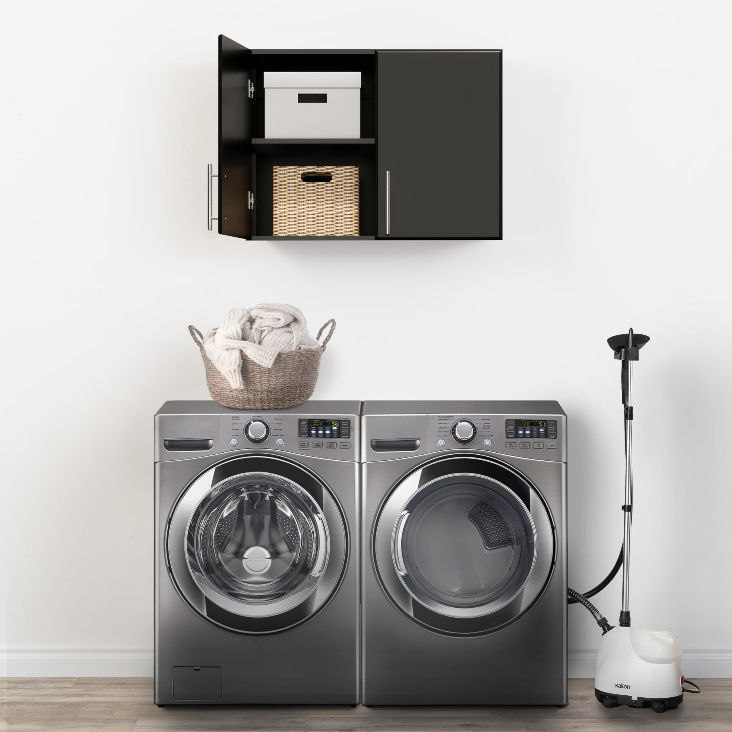 Prepac Black Storage Cabinet - 16