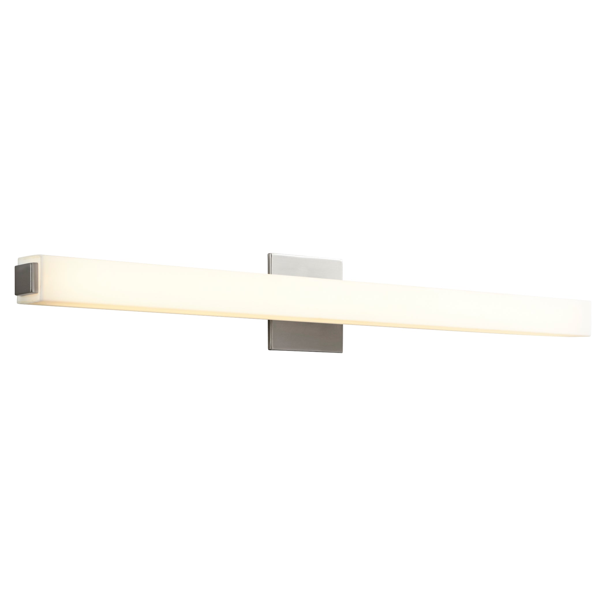 Oxygen Adelphi 3-Light 24 Inch Bathroom Vanity Light Fixture - 3000K Warm White, Satin Nickel Finish - Perfect for Bathroom, Powder Room, and Dressing Area Lighting