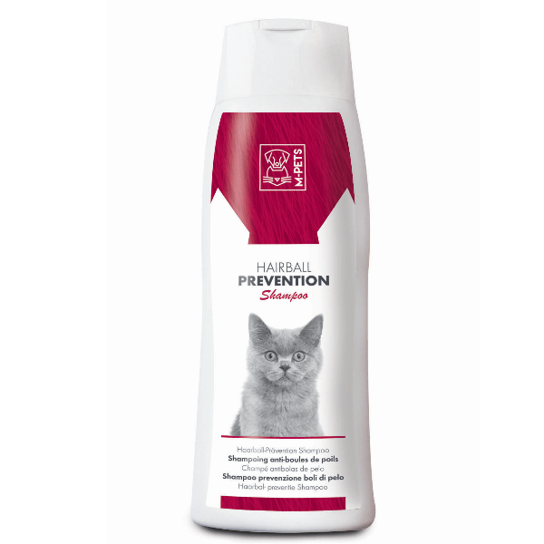 M PETS Hairball Prevention Shampoo for Cats - Gentle Formula Reduces Shedding & Hairballs | Perfect for Long-Haired & Indoor Cats | Use During Bath Time for a Healthy Coat