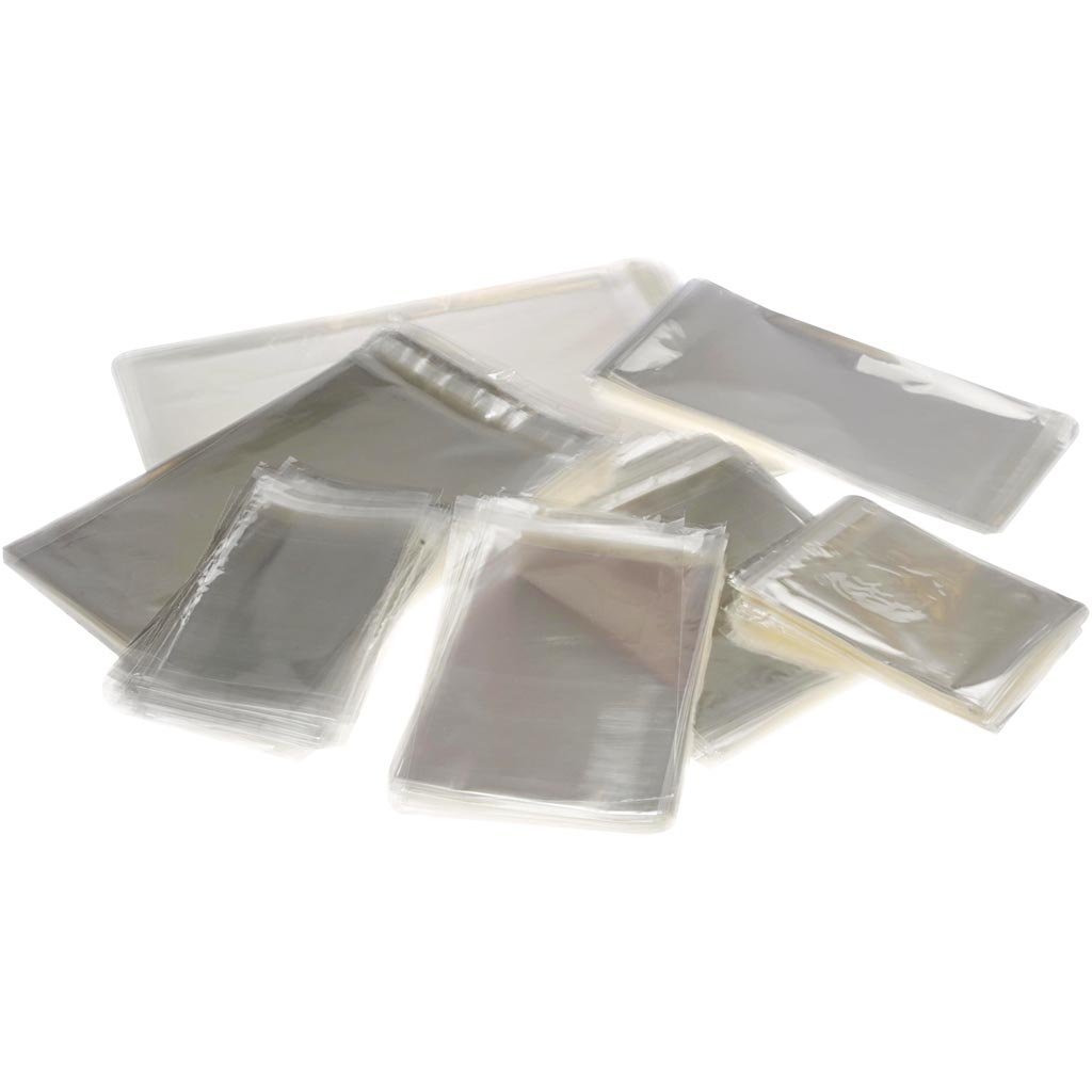 Premium Cellophane Bags Variety Pack - 1400 Pcs for Gift Wrapping, Party Favors & Retail Packaging | Clear Plastic Bags for Candy, Cookies, Jewelry & Small Items | Perfect for Weddings, Birthdays & Business Use