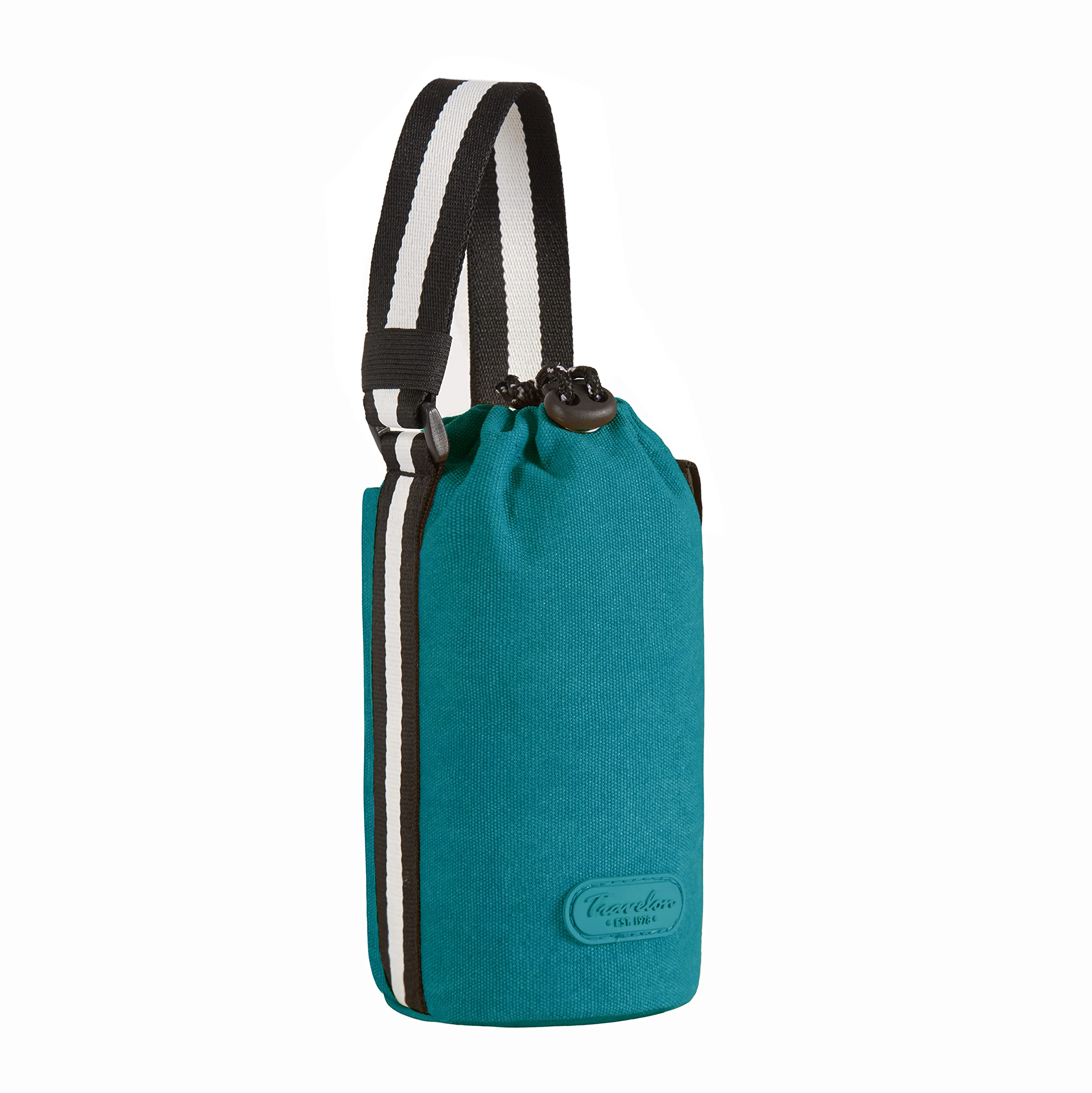 Travelon Coastal Water Bottle Bag - Insulated Bottle Holder for Hiking, Beach & Outdoor Activities | Leakproof & Lightweight Design for Sports & Travel