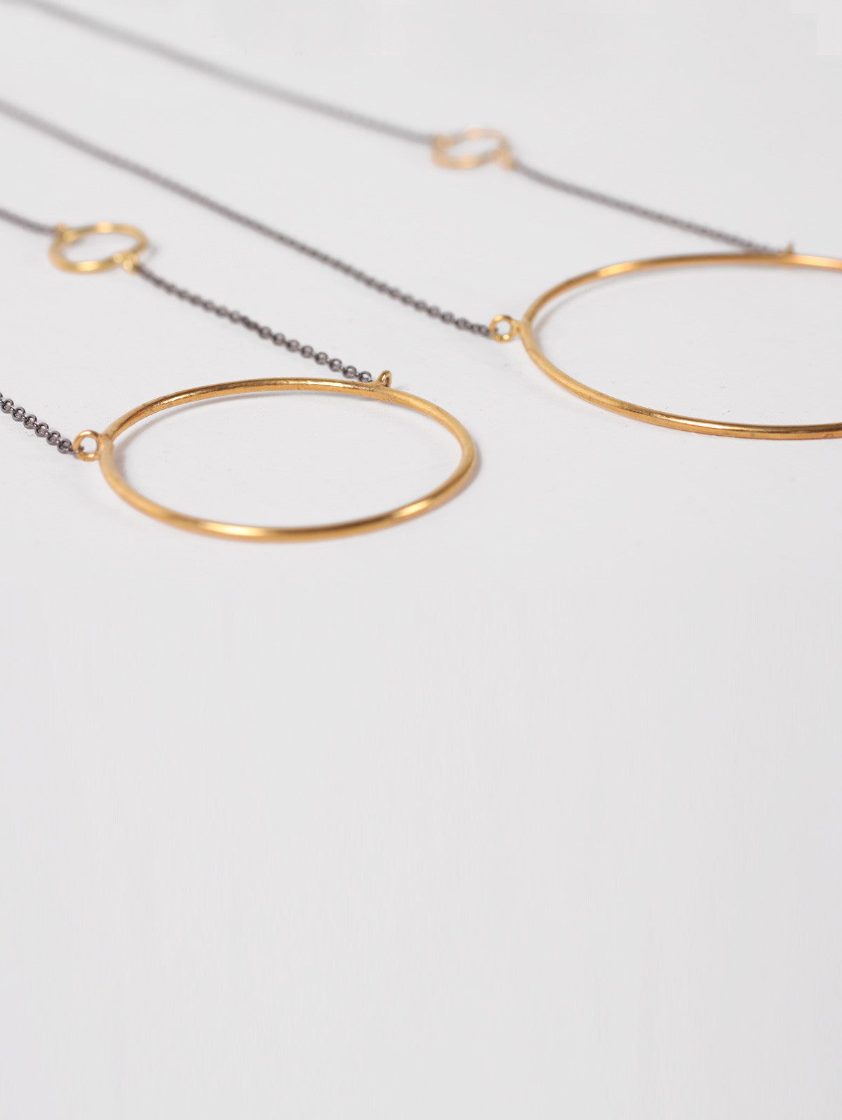 Gold Juno Necklaces with Oxidized Chain - Elegant Vintage Jewelry for Women, Perfect for Weddings, Parties & Everyday Wear
