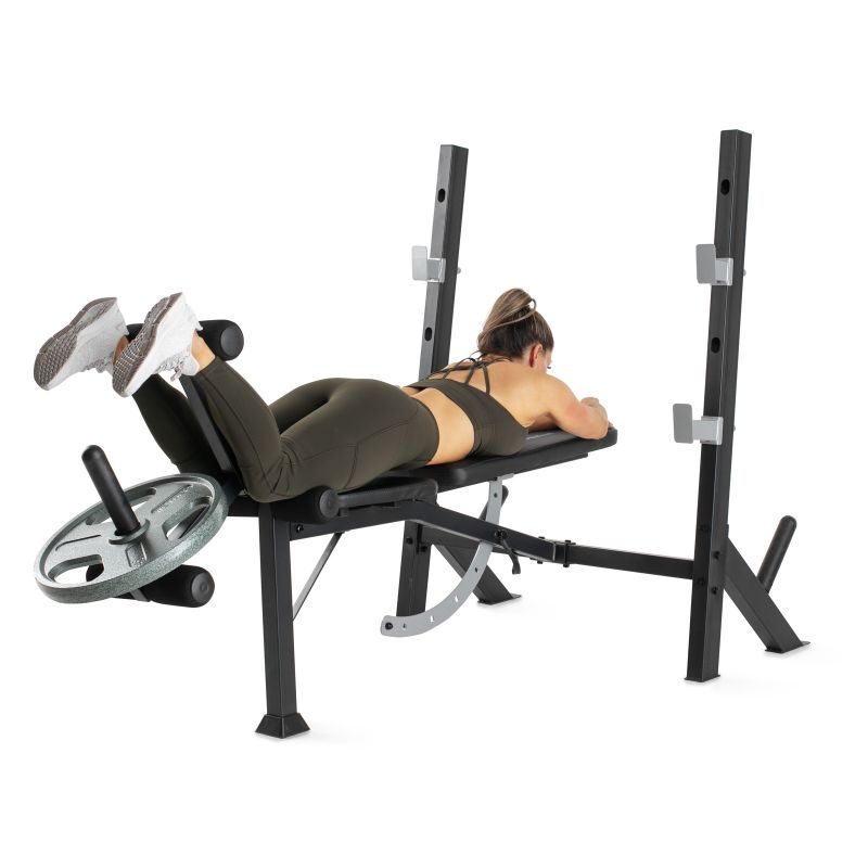 ProForm Olympic Weight Bench with Sport XT Stands – Heavy Duty Home Gym Equipment for Strength Training & Bodybuilding