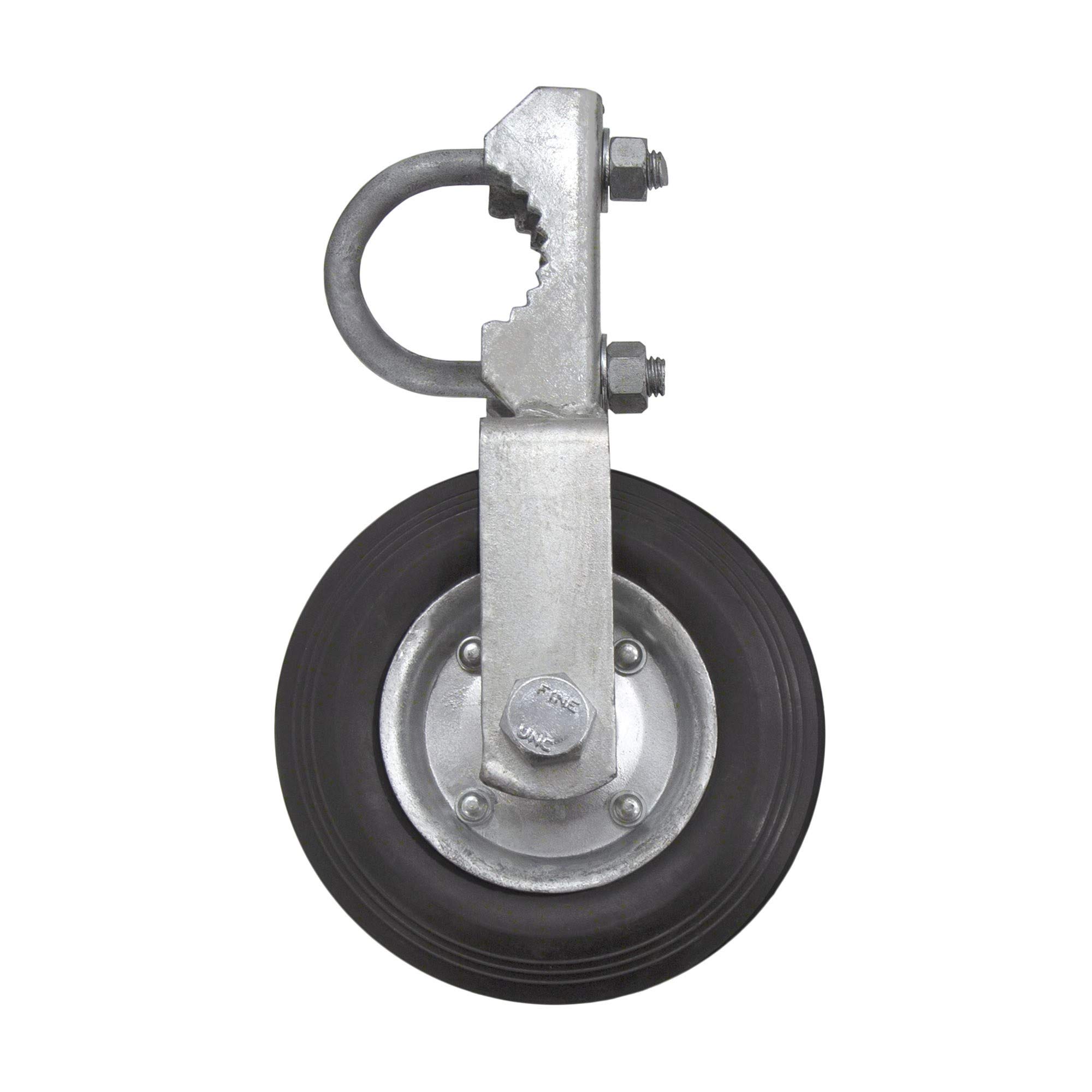 Heavy Duty Gate Helper Wheel for Chain Link Fence Swing Gate - Smooth Rolling Support for Easy Opening & Closing - Perfect for Driveway, Backyard, and Farm Fence Gates