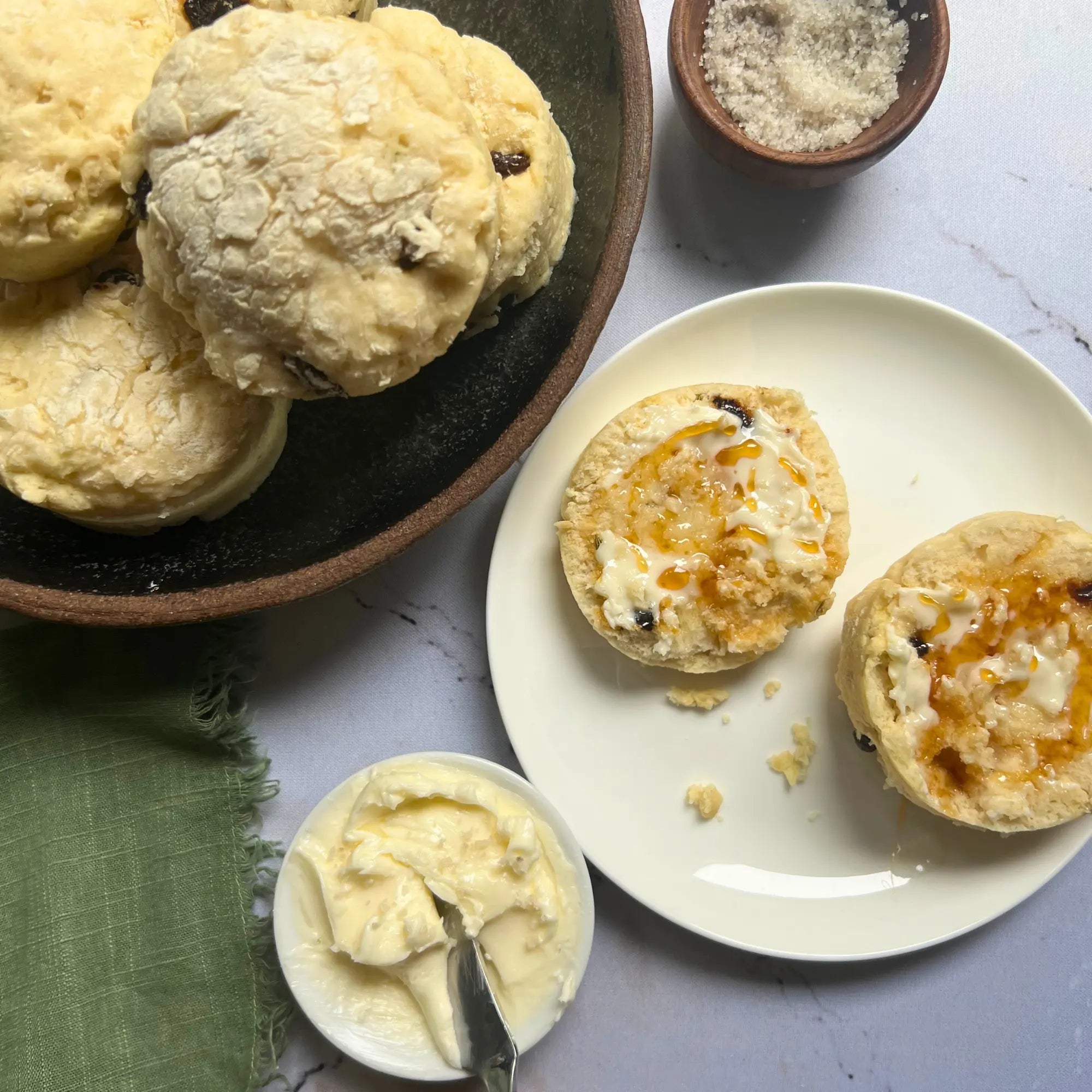 Authentic Irish Soda Bread Buns - Traditional Homemade Recipe - Perfect for St. Patrick's Day, Breakfast & Afternoon Tea