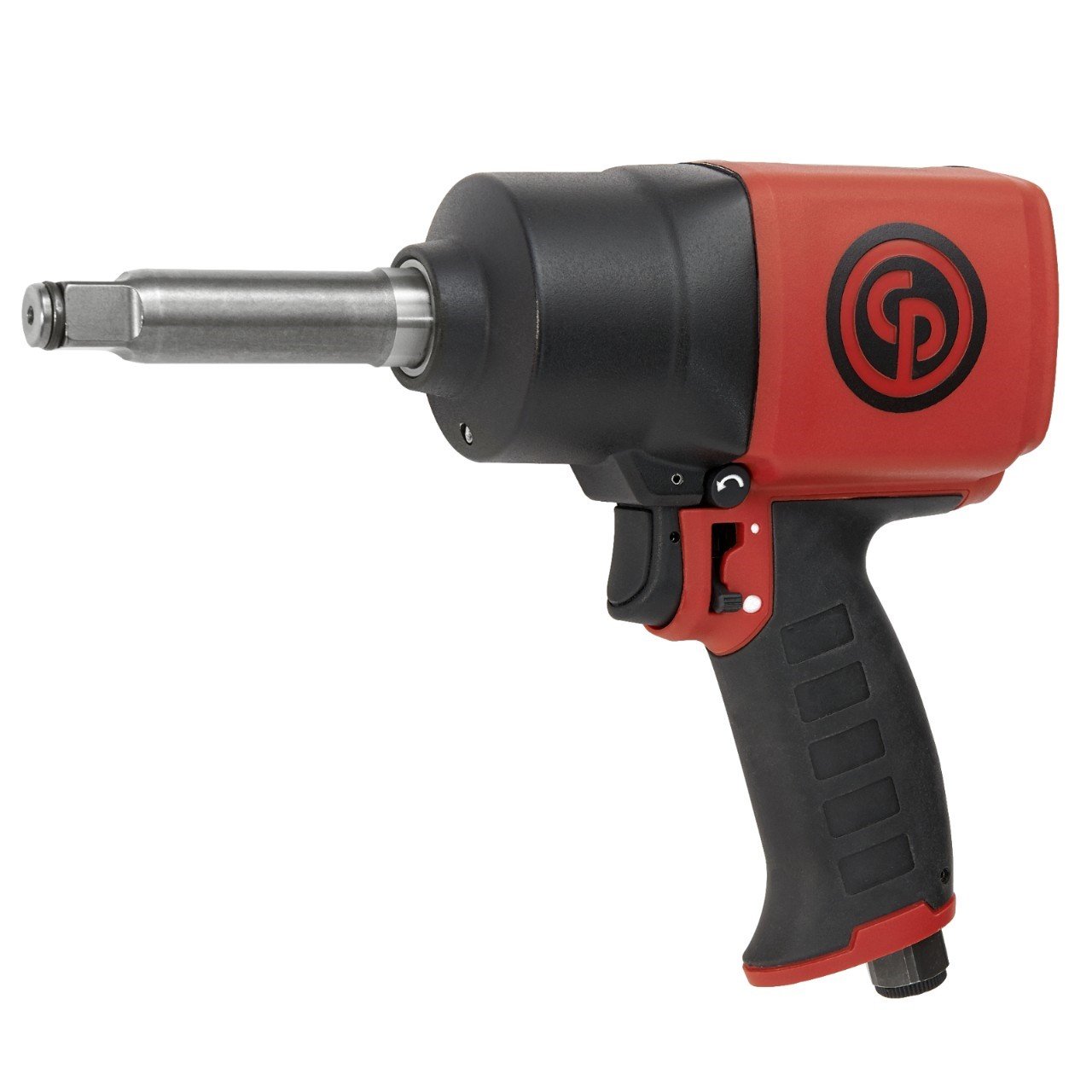 Chicago Pneumatic CP7749-2 1/2 Inch Air Impact Wrench with 2 Inch Extended Anvil - 1300 Nm Max Torque, 7000 RPM - Heavy Duty Industrial Impact Gun for Auto Repair, Construction & Mechanical Assembly - Twin Hammer Pistol Grip Design