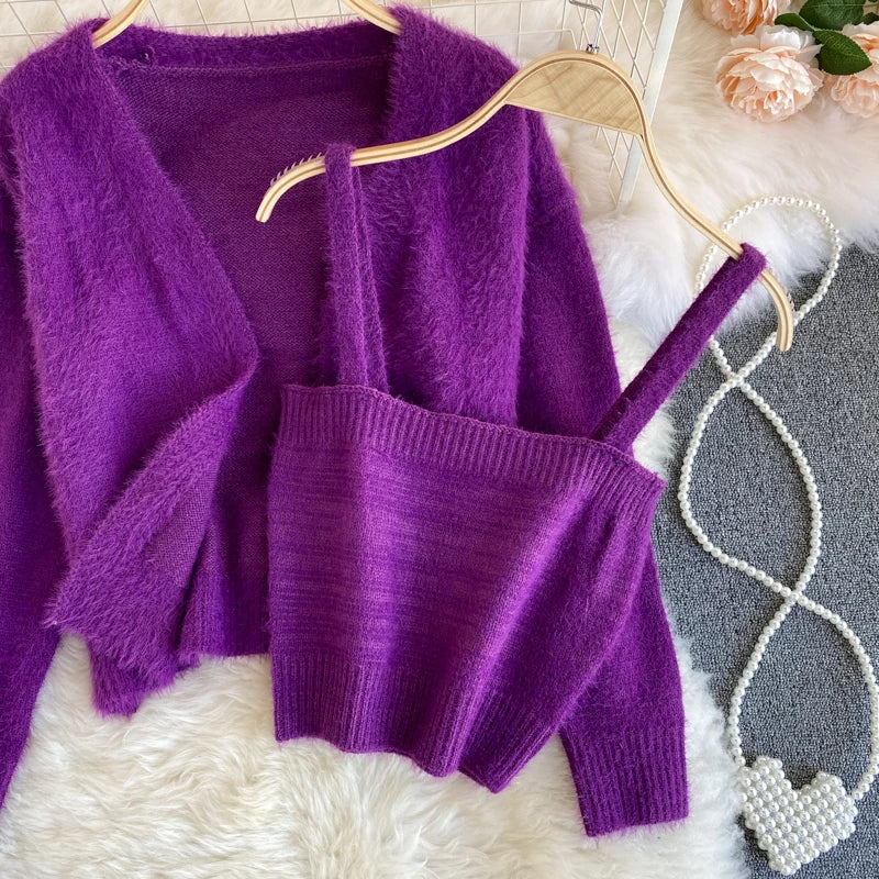 Soft & Cozy Women's Knitted Sweater - Warm Winter Pullover for Casual Outfits & Layering