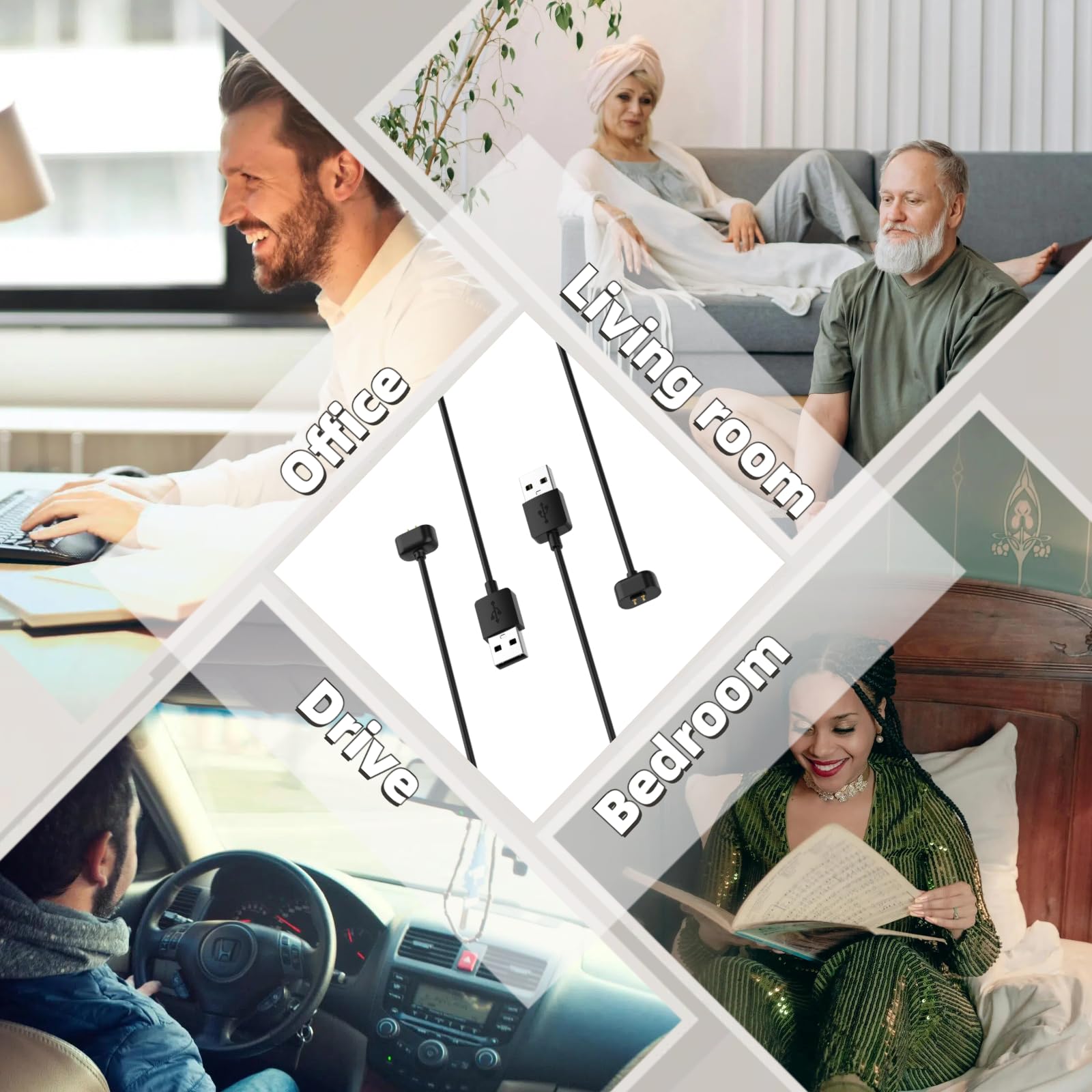 Original Title: Compatible with Amazfit Band 7 Charger Cable,Replacement Charging Cable Magnetic USB A Charger 3.3ft/1M Optimized Title: Amazfit Band 7 Replacement Charger Cable - Magnetic USB A Charging Cable (3.3ft/1M) - Compatible with Amazfit Band 7 - Perfect for Home, Office & Travel Use