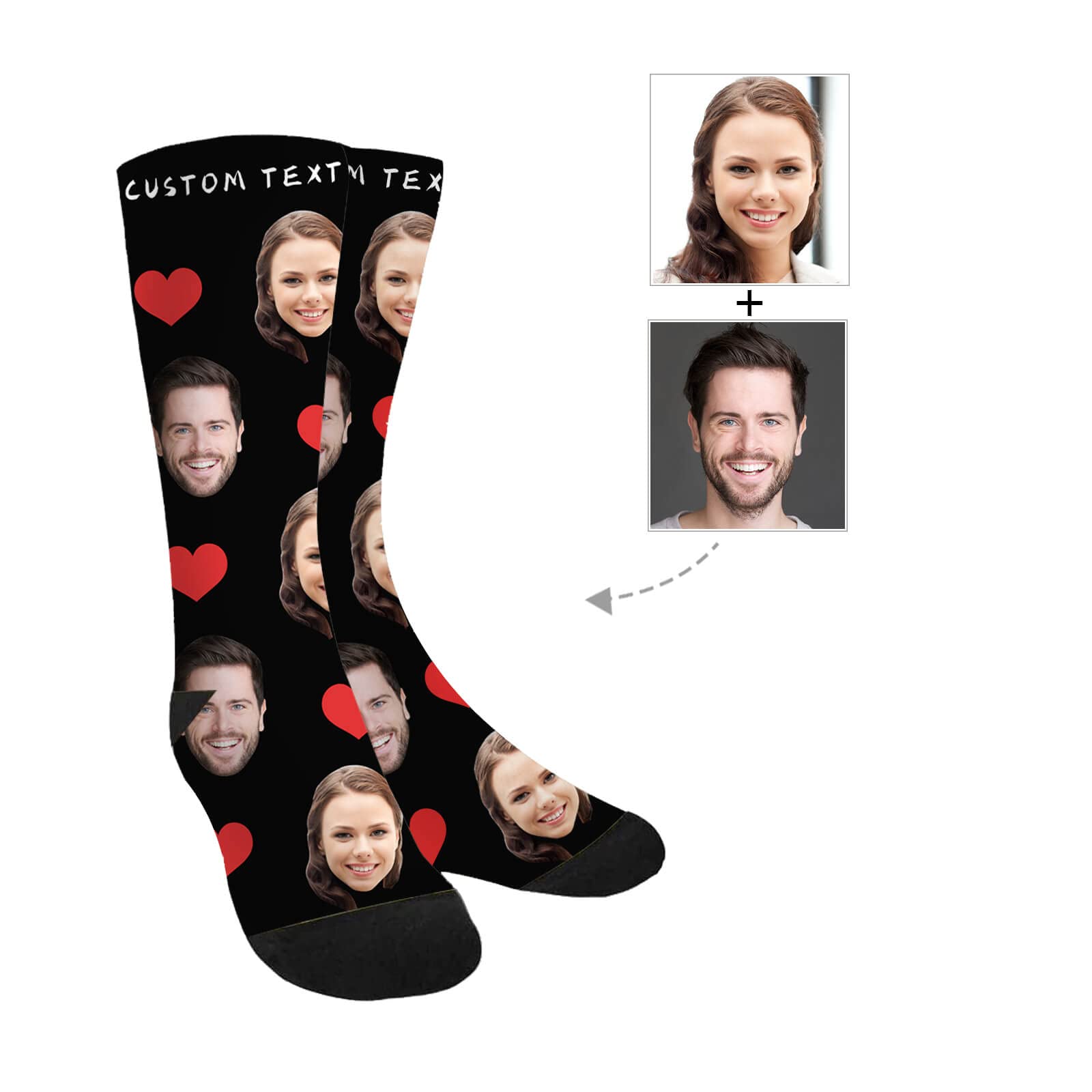 Custom Personalized Photo Socks for Women, Men, Girls & Boys - Unique Unisex Gift with Your Design - Perfect for Birthdays, Anniversaries & Special Occasions