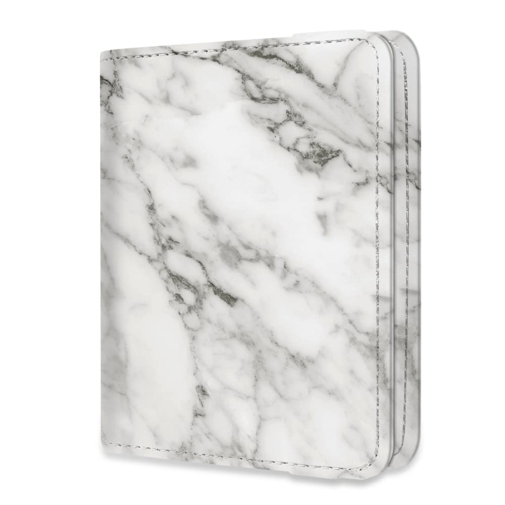 FINTIE Mini Photo Album for Fujifilm Instax 3-Inch Film - 104 Pockets Photo Book for Instax Mini 11/9/8/90/25 & Link Printer, Polaroid Snap PIC - Marble White | Perfect for Travel Memories, Wedding Photos & DIY Scrapbooking