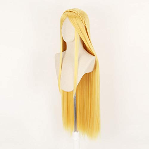 Princess Zelda Cosplay Wig - Breath of the Wild Heat Resistant Synthetic Hair Costume Wig for Women | Perfect for Cosplay, Halloween & Comic Con