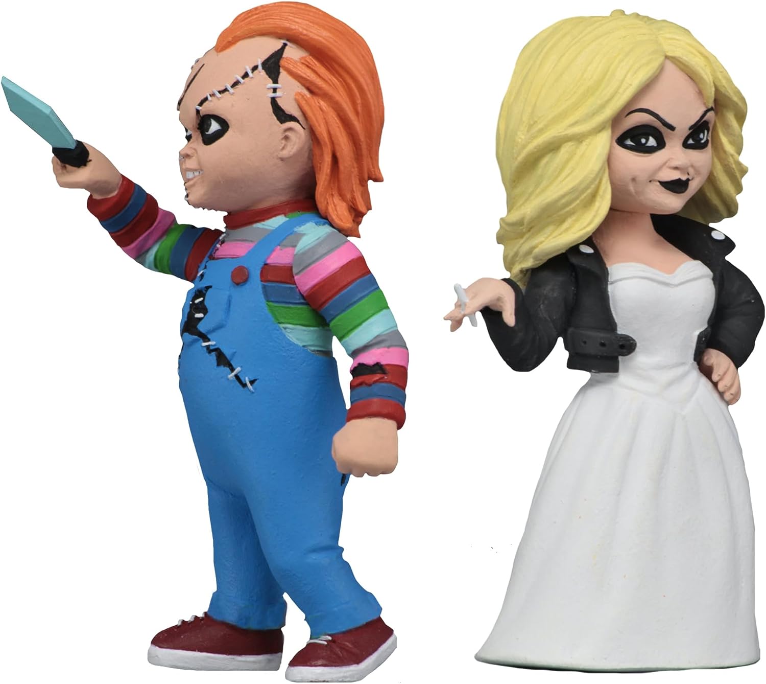Bride of Chucky 2 Toony Terrors 6-Inch Action Figure 2-Pack - Horror Movie Collectible Set for Halloween Decor & Pop Culture Fans