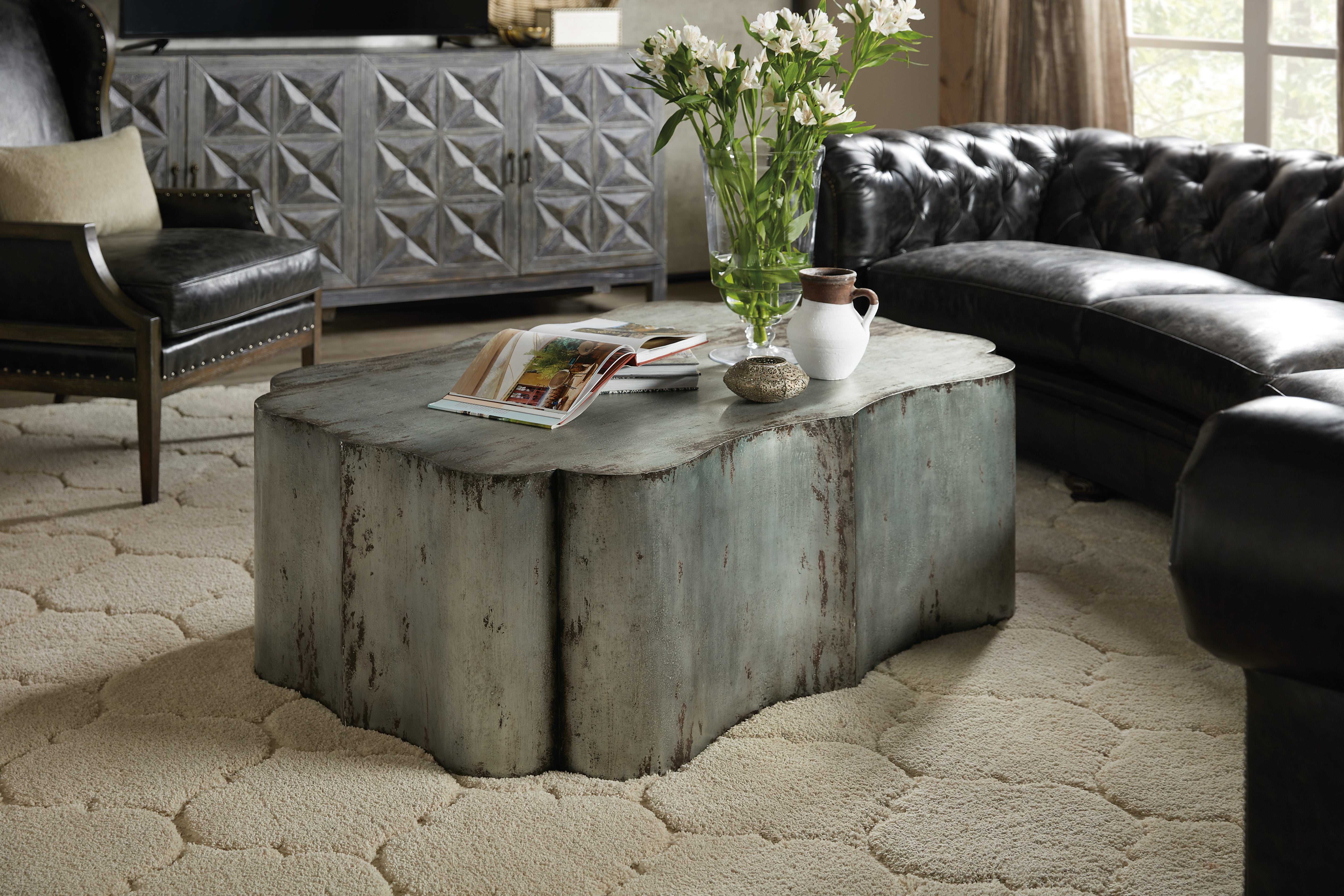 Modern Beaumont Cocktail Table - Stylish Coffee Table for Living Room, Lounge & Office - Perfect for Entertaining, Relaxing & Decorating Your Space