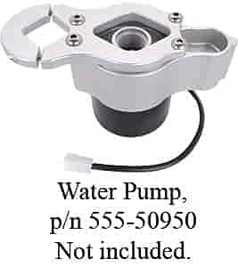 JEGS 50955 Universal Remote Electric Water Pump Mounting Bracket Kit - High Performance Aluminum Alloy for Car, Truck & Racing Vehicles - Easy Installation & Secure Fit