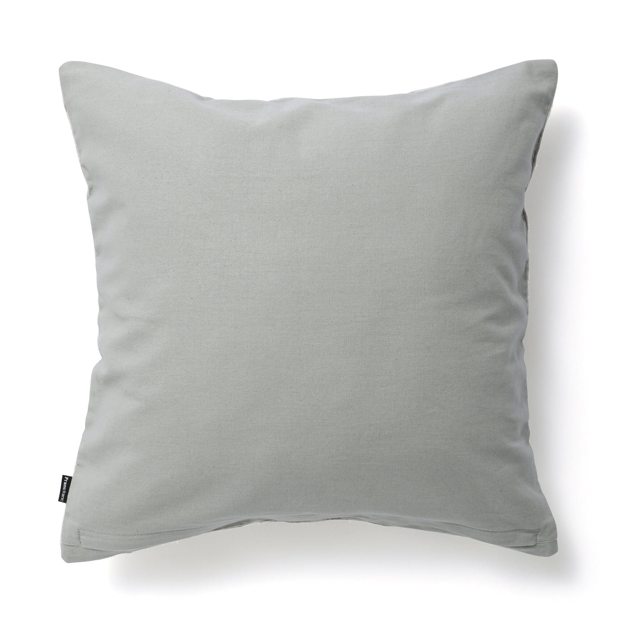 Damask Applique Cushion Cover 18x18 Inches Light Gray - Elegant Sofa & Bedroom Decorative Pillow Case for Home Decor