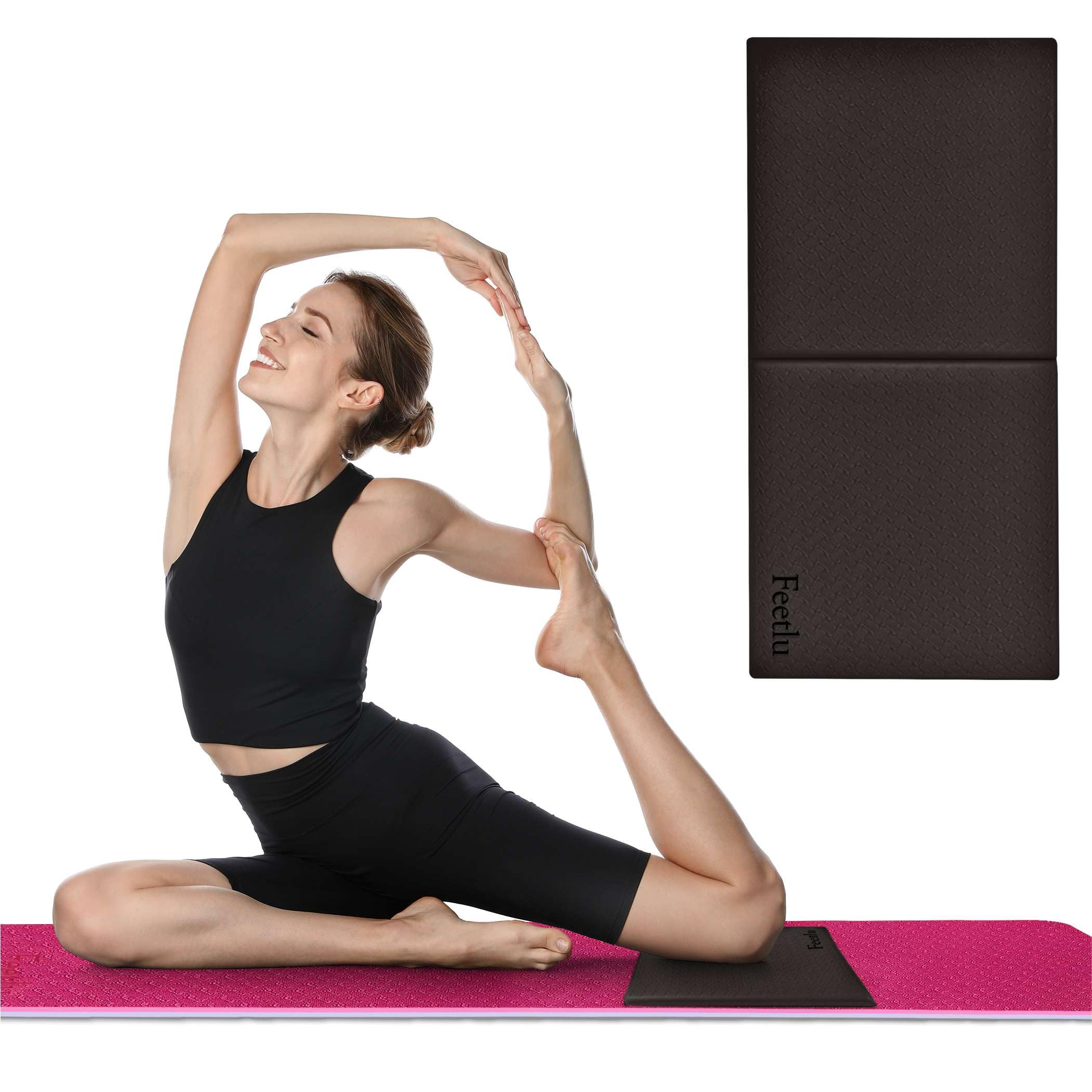 Extra Thick Yoga Knee Pad Cushion - 1/2