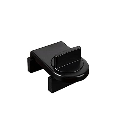 Adjustable Sliding Window & Door Lock - Anti-Theft Security Wedge Stopper for Home Safety - Perfect for Patio, Balcony, and Bedroom Protection (Black)