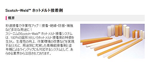 3M Hot Melt Adhesive 3764 Q - Clear Glue Sticks, 5/8