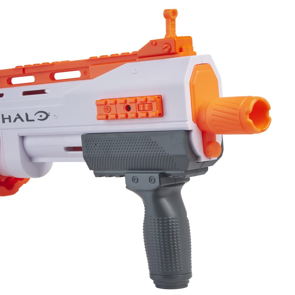 Nerf Halo Bulldog SG Blaster Toy Gun - Official Licensed Halo Foam Dart Blaster for Kids & Adults - Outdoor & Indoor Nerf Battle Games, Birthday Gifts, Party Favors