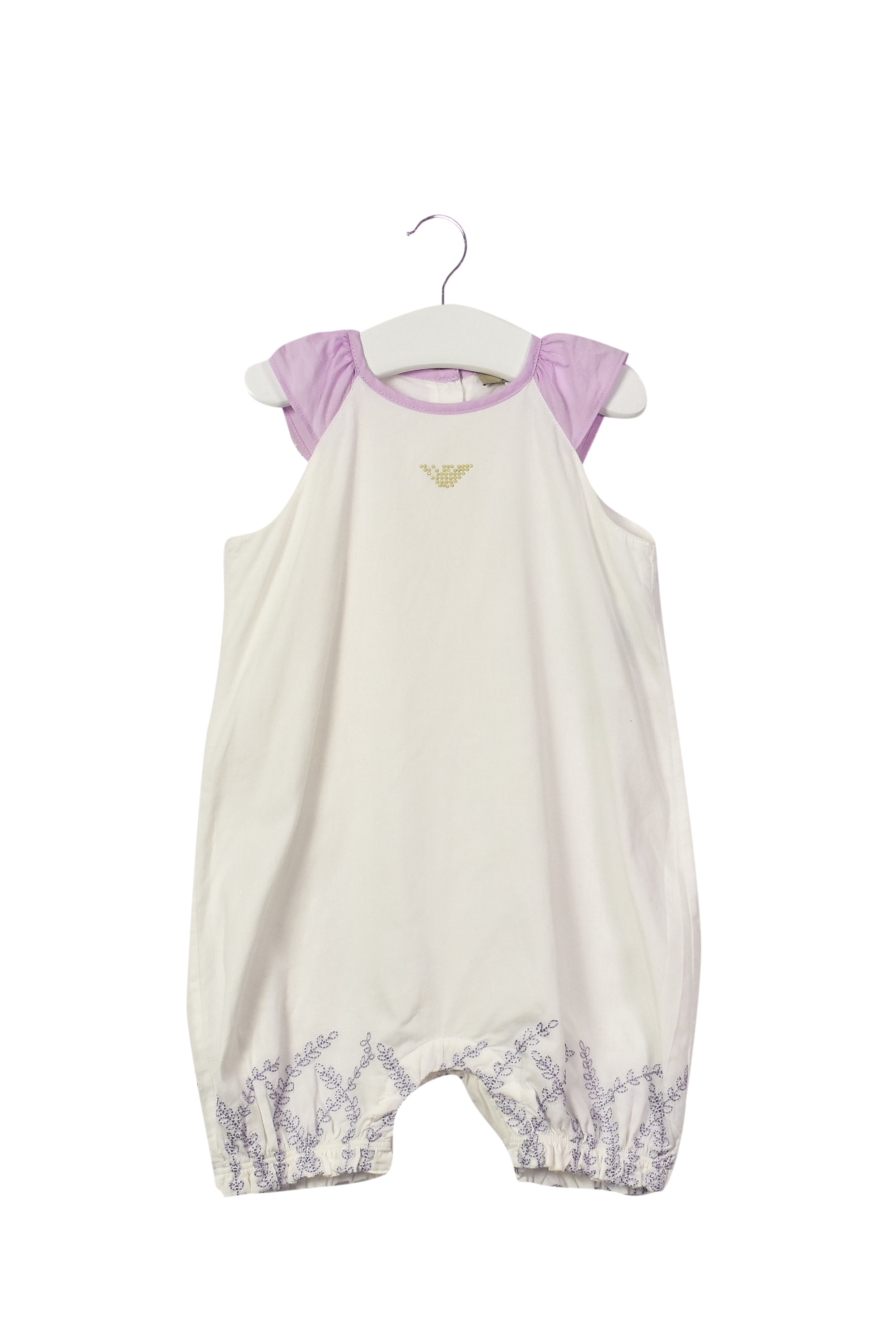 Armani Baby Romper for 12 Months - Soft Cotton Jumpsuit for Infants | Perfect for Playdates, Family Outings & Photo Shoots