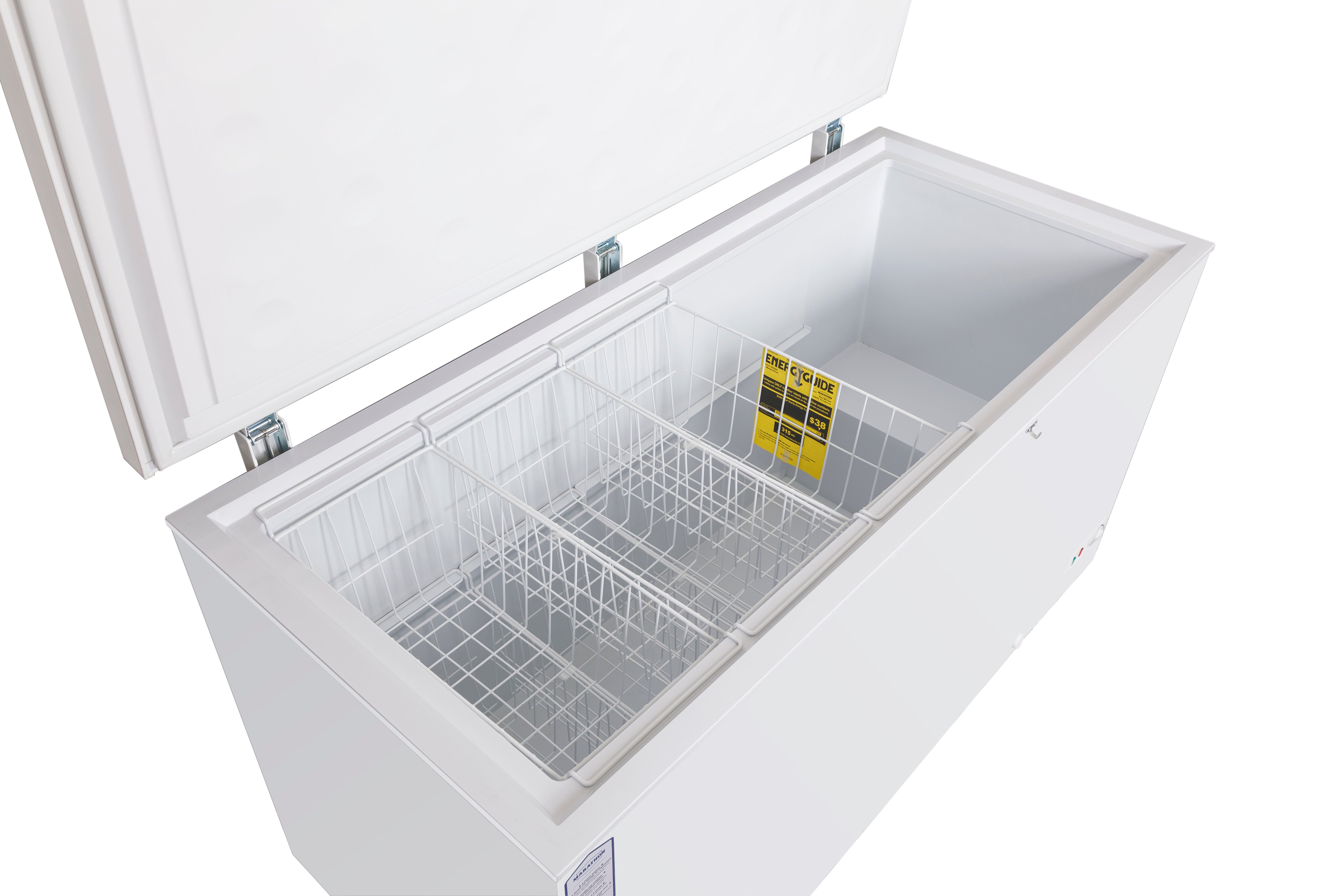 Marathon 20 cu.ft Premium Chest Freezer (MCF200W) - Energy Efficient, Large Capacity Deep Freezer for Home, Restaurant & Commercial Use - Perfect for Bulk Food Storage, Meal Prep & Emergency Preparedness