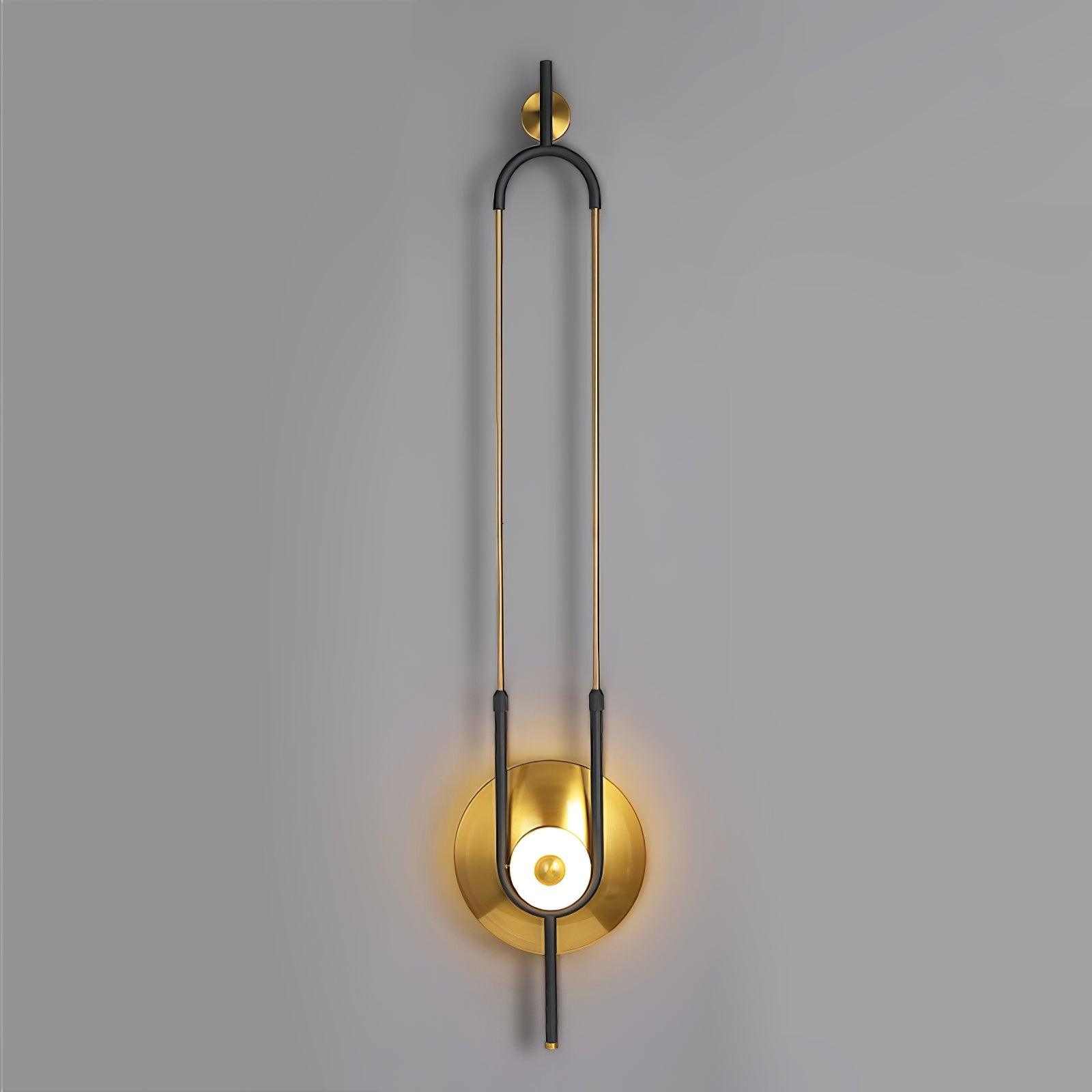 Elegant Ellipse Ring Marble Wall Light - Modern Home Decor for Living Room, Bedroom & Hallway Lighting