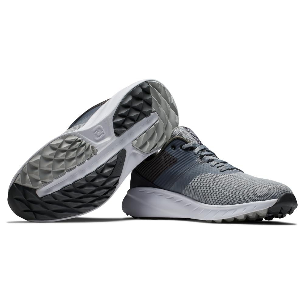 FootJoy Men's Fj Flex Golf Shoes - Lightweight & Waterproof Spiked Golf Shoes for Men - Perfect for Walking the Course, Driving Range & Casual Wear