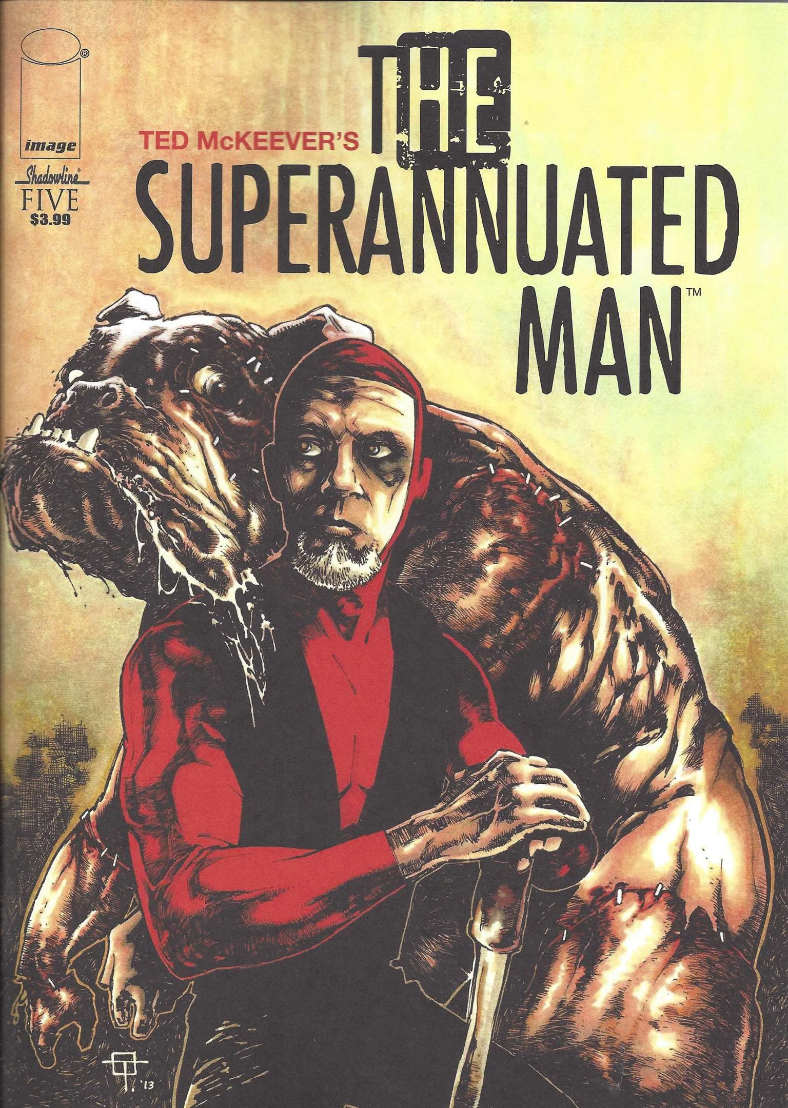 Superannuated Man #5 VF/NM - Ted McKeever Shadowline Penultimate Issue | Image Comics | Collectible Comic Book for Display & Investment
