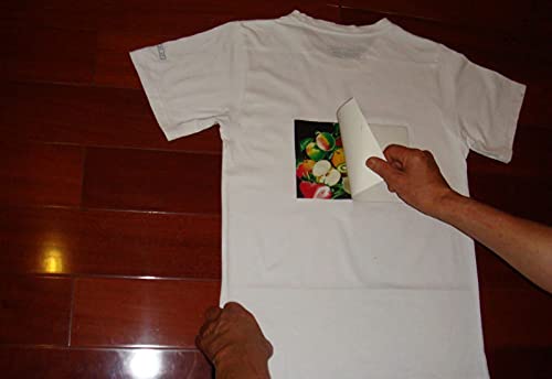 20 Sheets A4 Iron-On Heat Transfer Paper for T-Shirts & DIY Crafts - 11.7