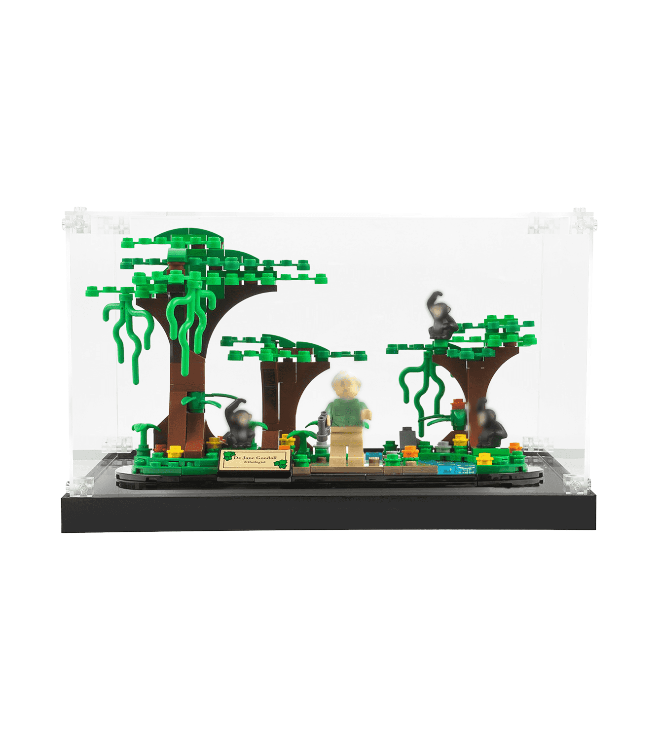 LEGO Creator Jane Goodall Tribute 40530 Display Case - Premium Acrylic Showcase for LEGO Collectibles | Perfect for Home Office Decor & Gift Giving
