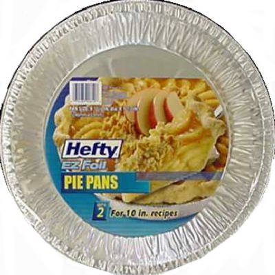 EZ Foil Extra Large Pie Pan - 2 Pack, Heavy Duty Disposable Aluminum Baking Pans for Pies, Quiches, Lasagna & More - Perfect for Thanksgiving, Christmas & Holiday Baking