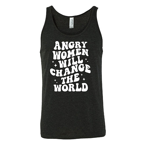 Angry Women Will Change The World Unisex T-Shirt - Feminist Statement Tee for Women & Men - Perfect for Protests, Rallies & Everyday Activism