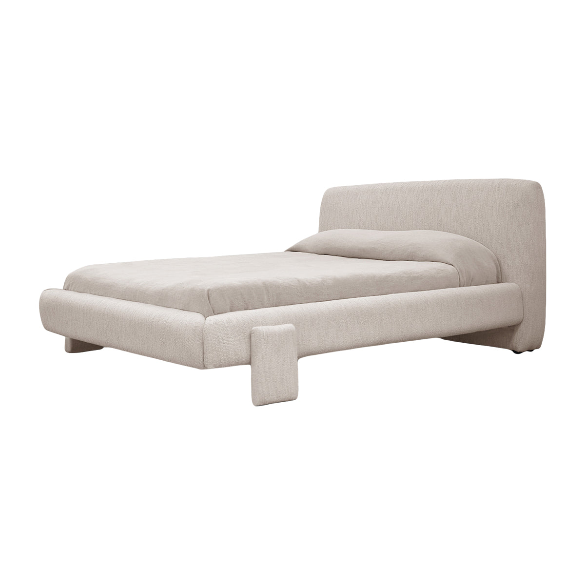 Barnaby Queen Bed Frame - Modern Wooden Platform Bed with Headboard & Sturdy Slat Support | Perfect for Master Bedroom, Guest Room & Small Spaces