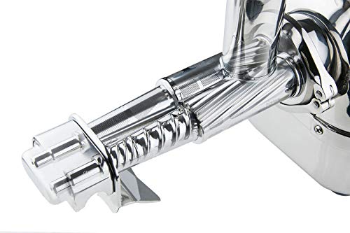 Premium AG-5500 Stainless Steel Slow Juicer - 3HP Cold Press Masticating Juicer with 82RPM & SUS-304 Food Grade - Perfect for Healthy Juicing, Detox Drinks, and Raw Food Diets at Home