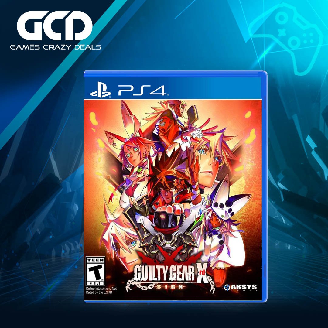 Guilty Gear XRD Sign for PS4 - Official Fighting Game Merchandise - Perfect for Gaming Rooms, Collectors, and Fans