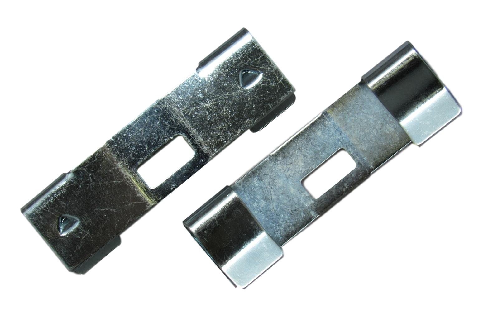25 Pack Vertical Blind Vane Saver Clips - Zinc Curved Repair Clips for Broken Blinds - Fixes and Reinforces Window Blinds for Home and Office