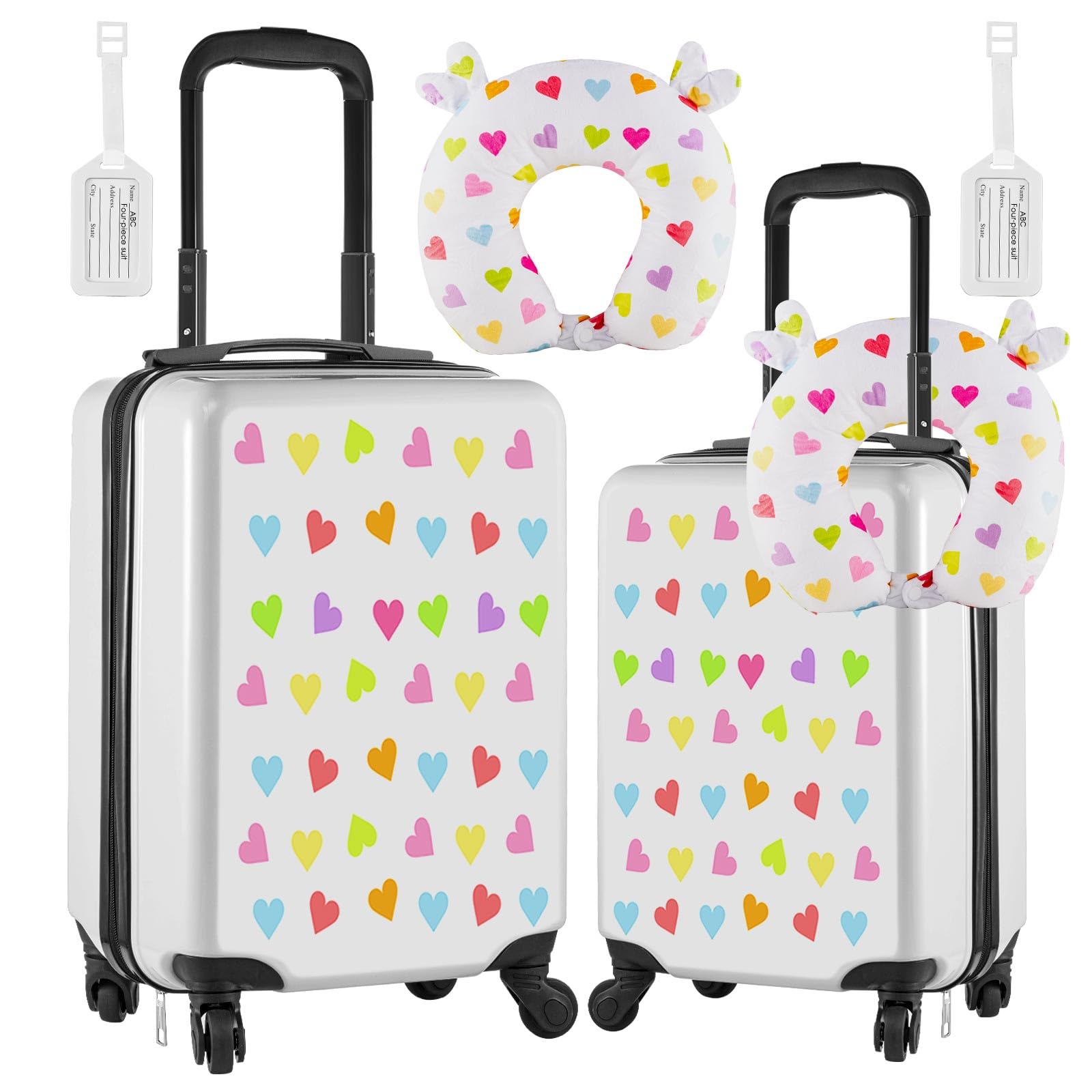 Sanwuta 6-Piece Unicorn Luggage Set for Kids - 18