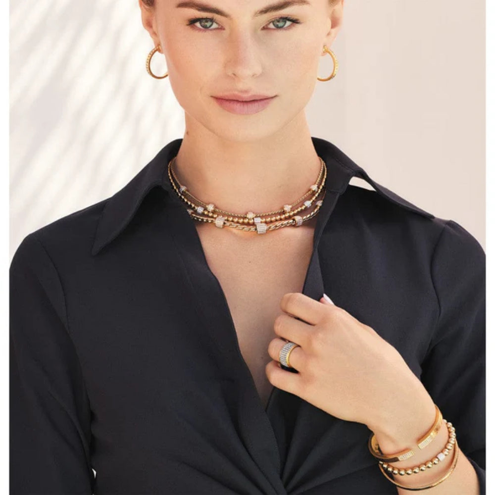 Brighton Meridian Petite Stretch Bracelet for Women - Elegant Adjustable Beaded Jewelry for Everyday Wear, Gifts & Special Occasions