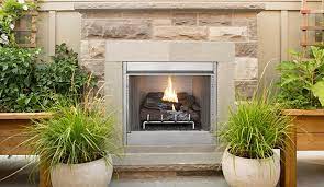 42 Inch Vent-Free Outdoor Gas Fireplace - VRE4342 - Perfect for Patios, Decks, and Backyard Gatherings