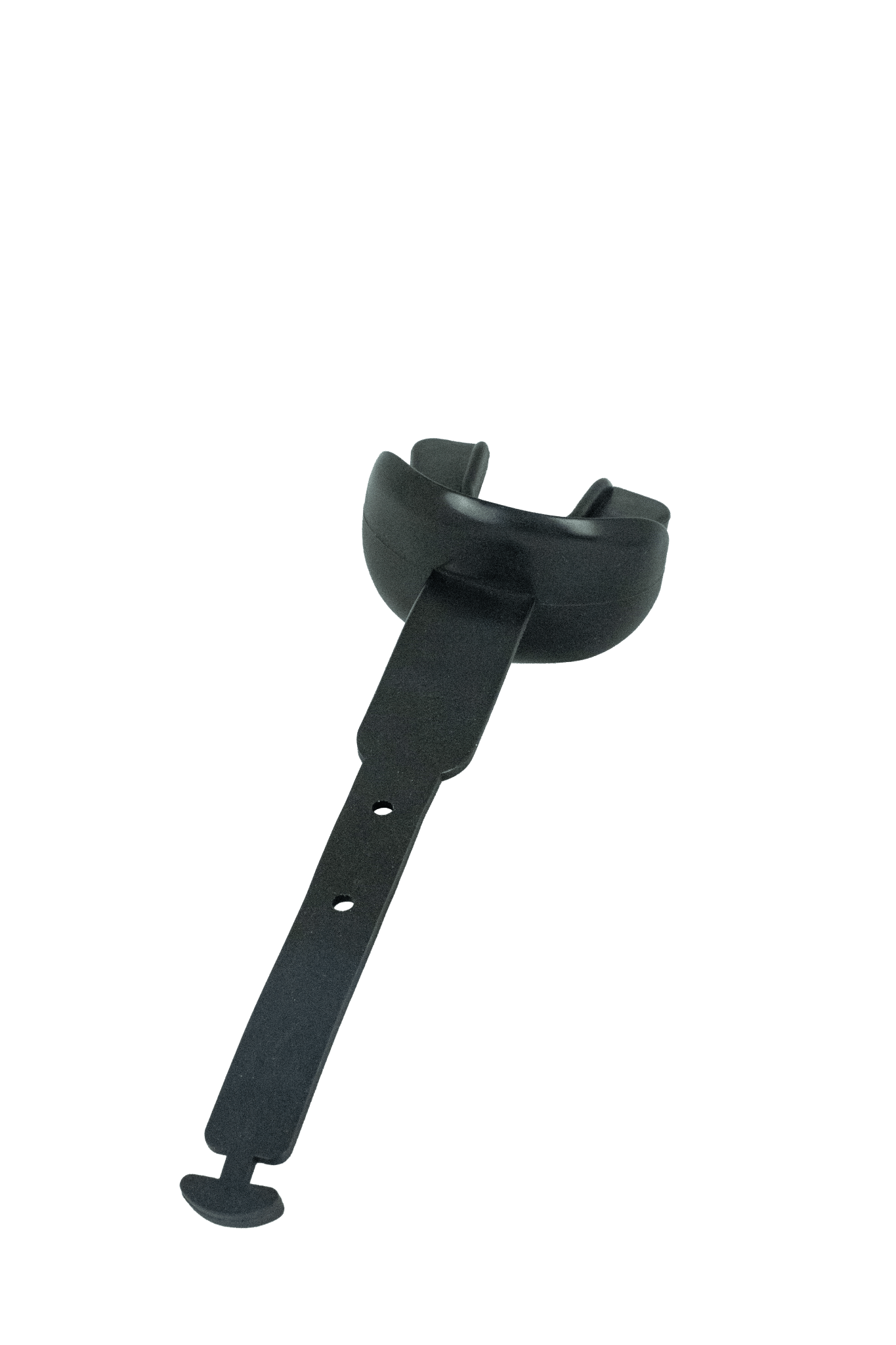 Black Lip Guard with Permanent Strap - Protective Mouthpiece for Sports, Boxing & MMA Training - Comfortable & Durable for Athletes
