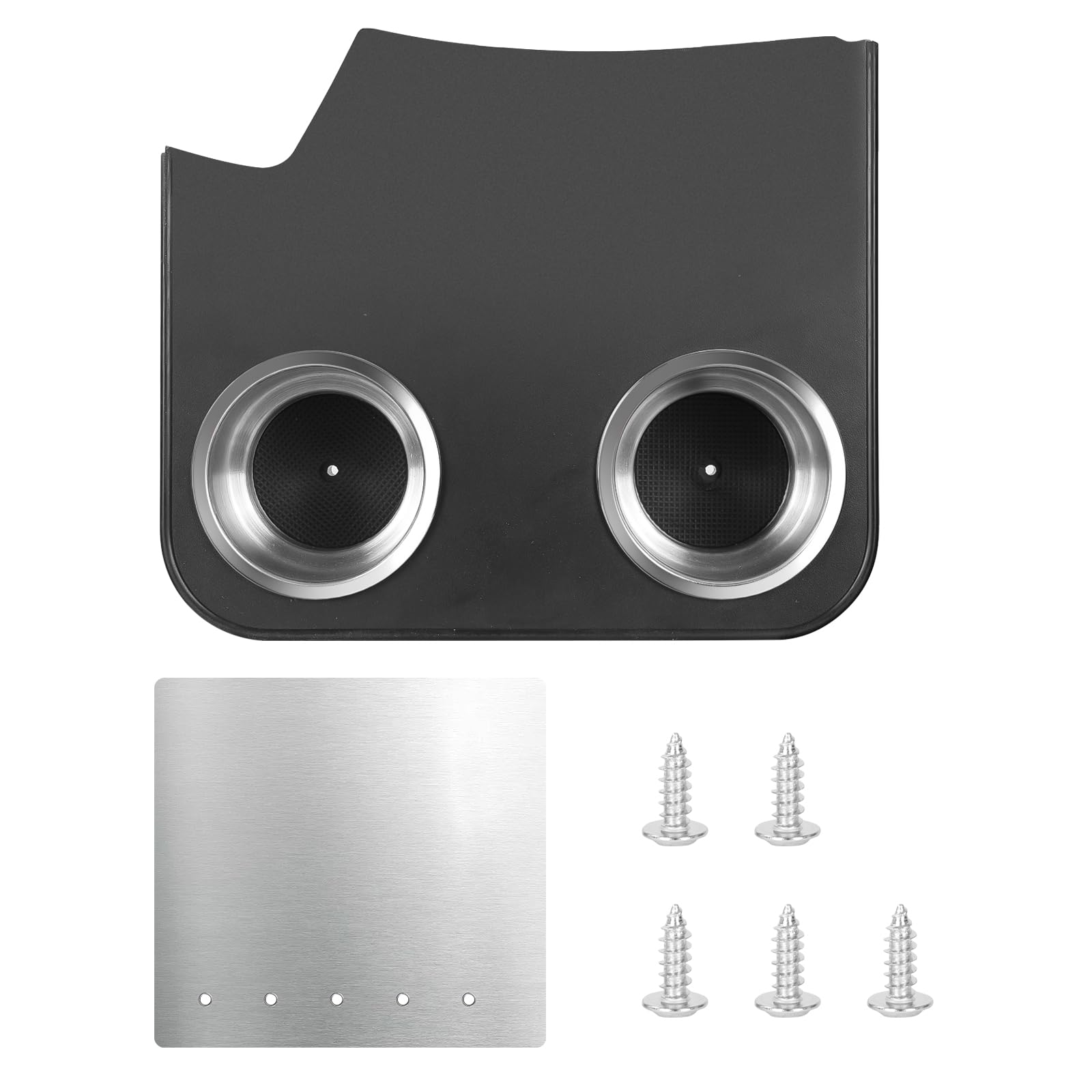 Stainless Steel RV Cup Holder & Snack Tray for 2006-2018 Mercedes-Benz Sprinter NCV3 Camper Van | Phone Table & Drink Accessory | Perfect for Road Trips & Camping