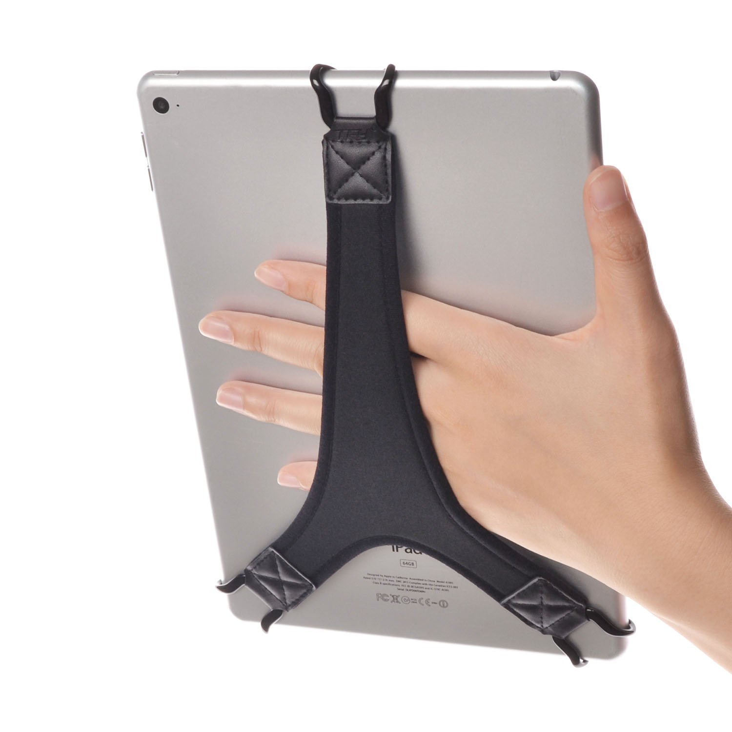 TFY Security Tablet Hand Strap Holder - Ergonomic Finger Grip for iPad Air, iPad Pro 9.7