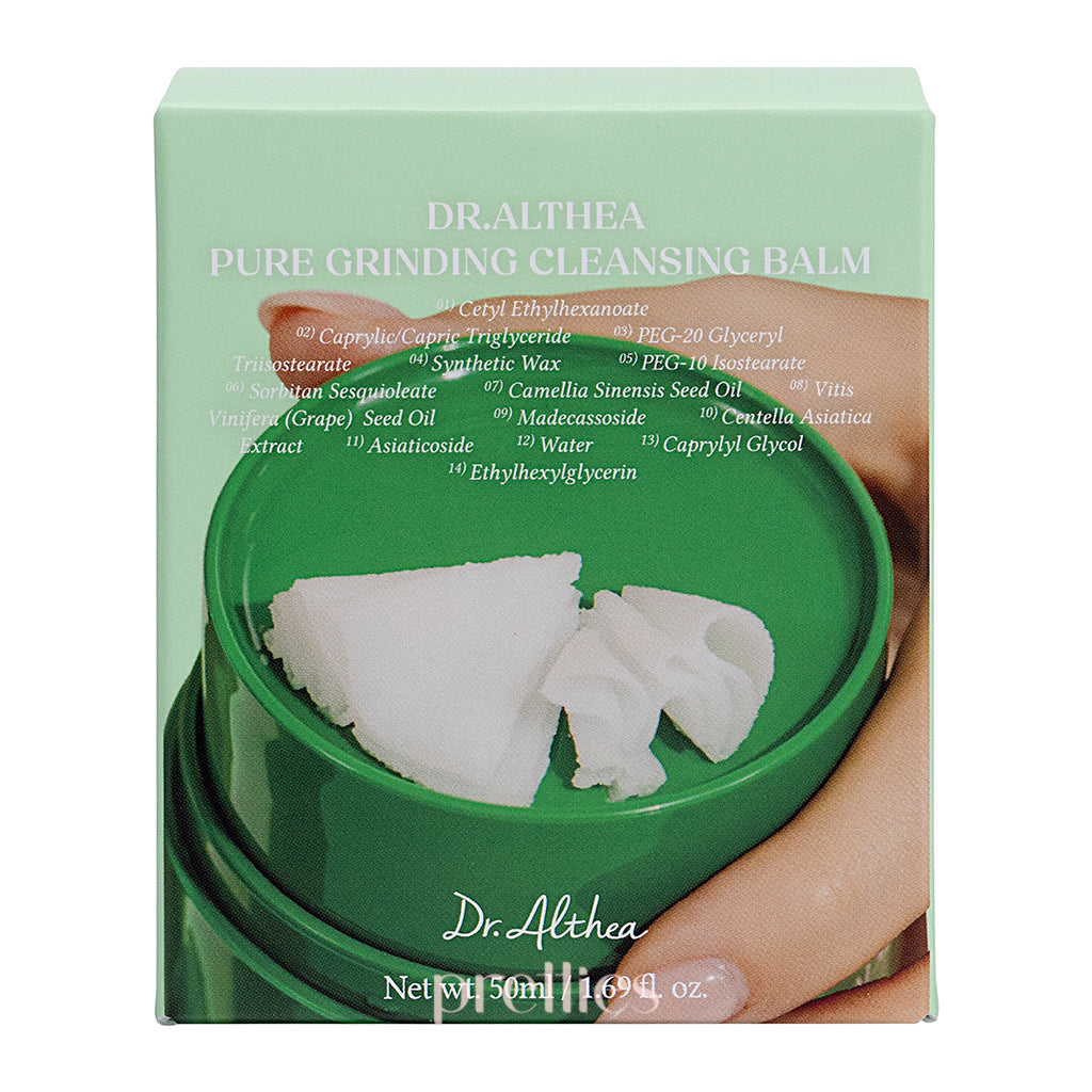 Dr.Althea Pure Grinding Cleansing Balm 50ml - Gentle Facial Cleanser for Makeup Removal & Deep Pore Cleansing | Perfect for Daily Skincare & Travel